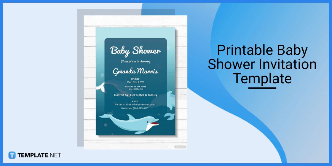 printable baby shower invitation template