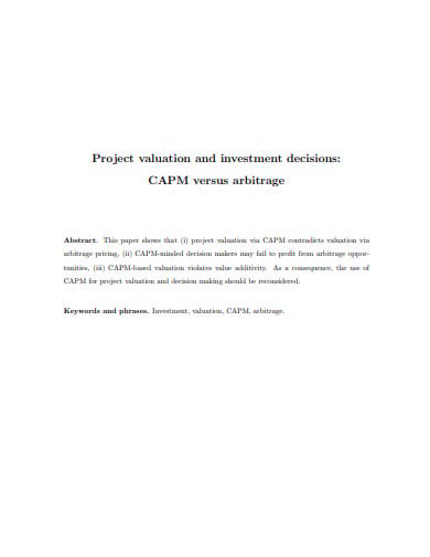 project-valuation-and-investment-decision