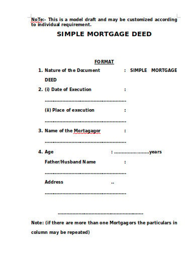 property-mortgage-deed-