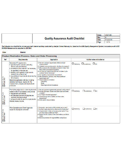 quality-assurance-process-audit-checklist-template