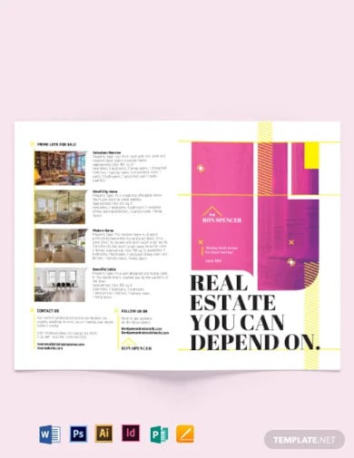 real-estate-broker-marketing-bi-fold-brochure-template