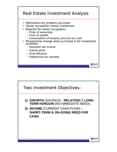 real estate investing assignments