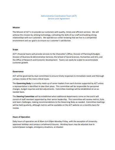 11+ Recruitment Agency Service Level Agreement Templates in PDF | MS ...