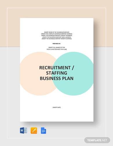 recruitment business plan template