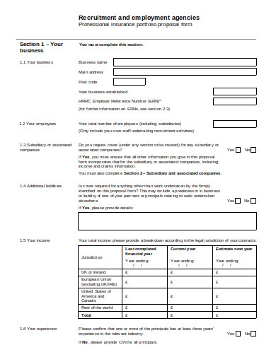 13 Recruitment Proposal Templates In Google Docs MS Word Pages 