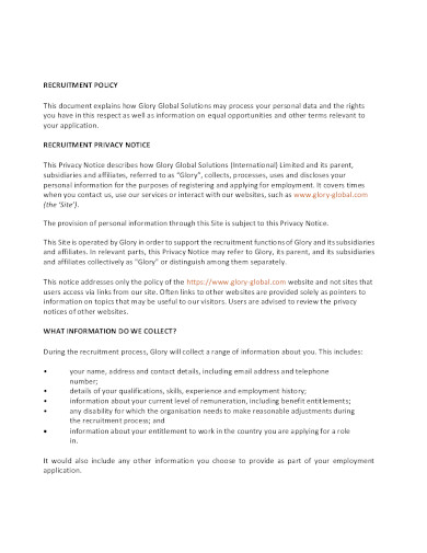 recruitment-policy-template