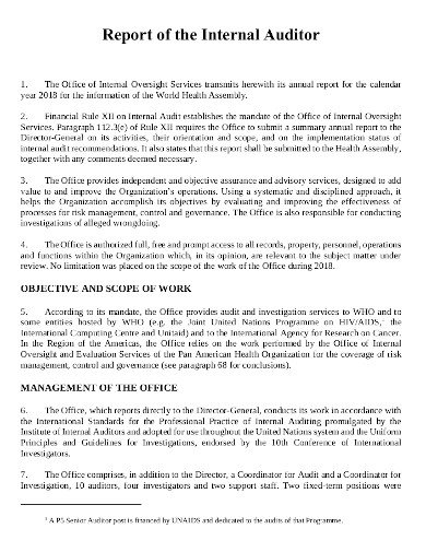 10+ Internal Audit Report Templates in PDF | Word