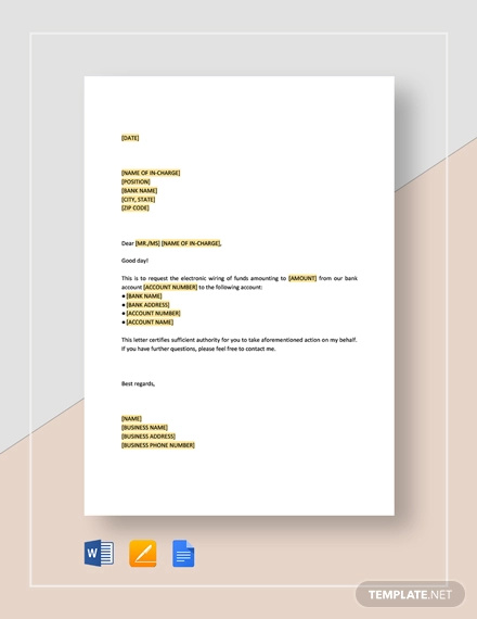 Free 11+ Request Letter to Banks - PDF, DOC | Free & Premium Templates