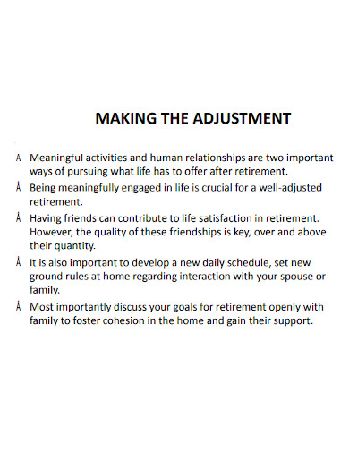 11+ Retirement Daily Schedule Templates in PDF | DOC