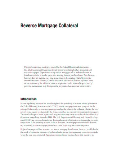 reverse-mortgage-collateral-template