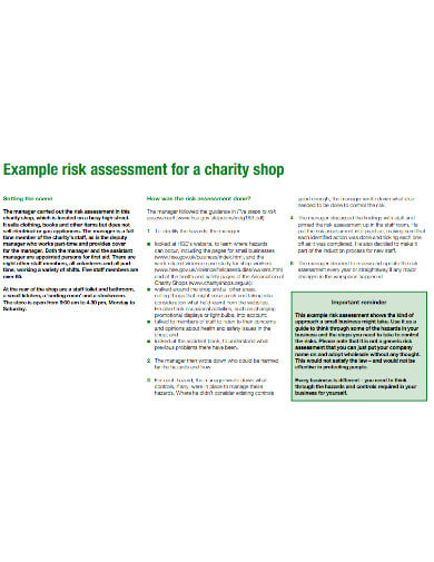 risk-assessment-for-charity-example