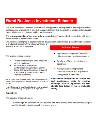 rural-business-investment-scheme-plan-template