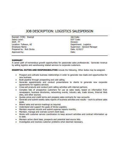 10-logistics-job-description-templates-in-pdf-ms-word