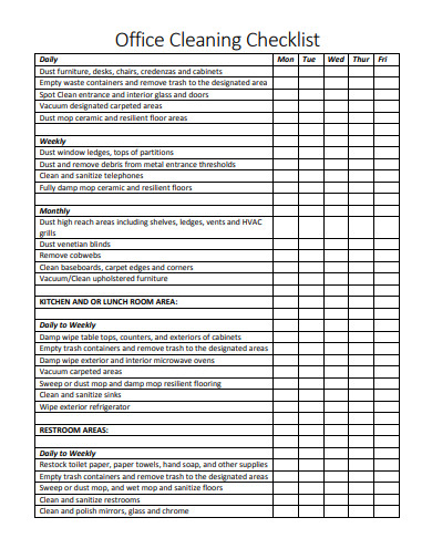 The Ultimate Office Cleaning Supplies Checklist