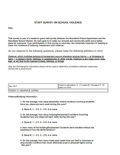 school-staff-survey-on-violence