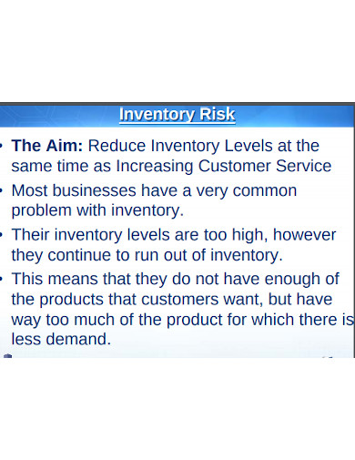 simple-inventory-risk-management