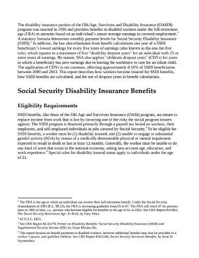social security benefit insurance calculator