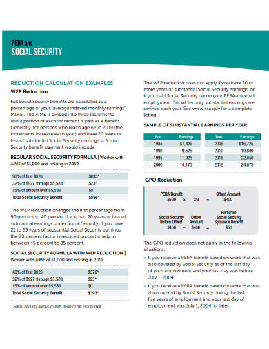 social security benefits reduction calculator