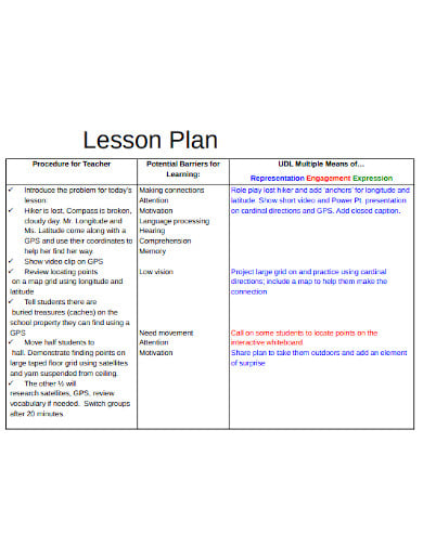 special education lesson plans free