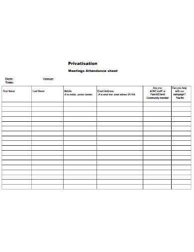 staff-privatisation-meeting-attendance-sheet-template
