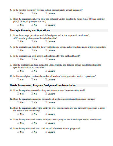 standard quality assessment questionnaire