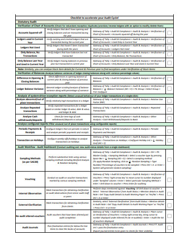 Statutory Audit - 10+ Free Templates in PDF, DOC