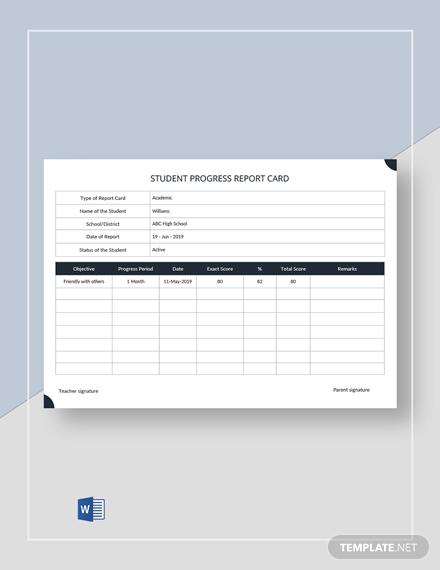 student-progress-report-card-template
