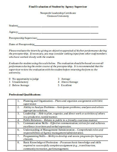 student-supervisor-agency-final-evaluation-template