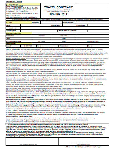 rt travel contracts