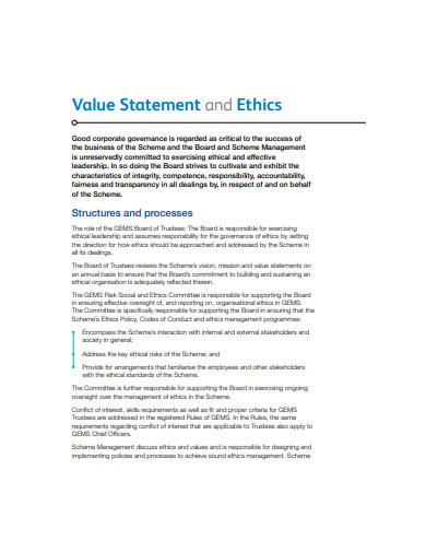 value-statement-and-ethics