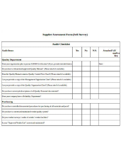 vendor-supplier-assessment-audit-checklist-form-template