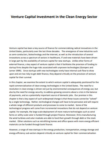 venture-capital-clean-energy-investment-template