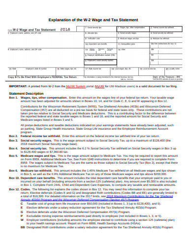 w 2 wage and tax statement template