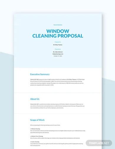window cleaning proposal template