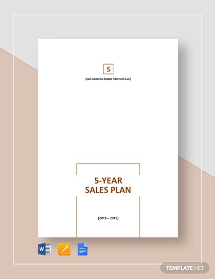 5-year-sales-plan