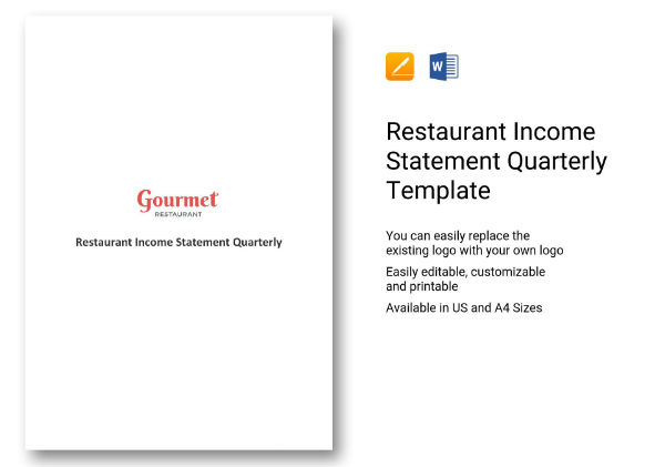 560 restaurant income statement quarterly 1