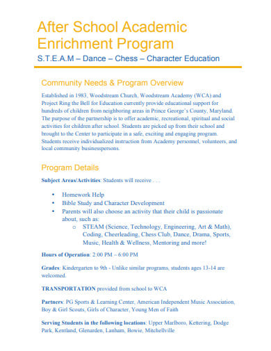 after-school-academic-enrichment-program-policy