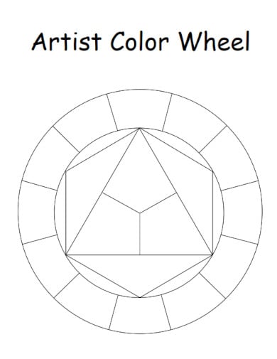 printable artist color wheel