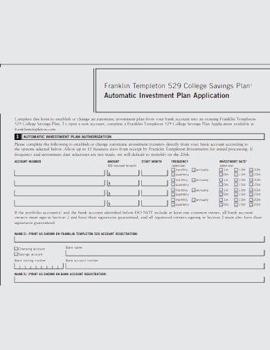 automatic-investment-plan-template