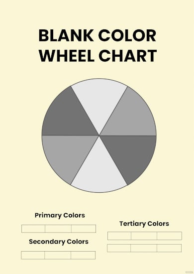 Free Simple Color Wheel Chart - Download in PDF, Illustrator, Template.net