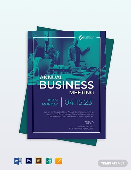 business event email invitation template