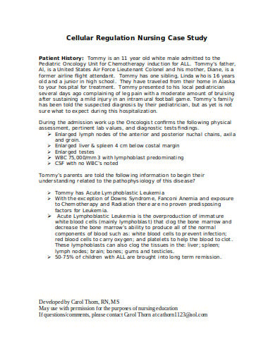 Nurse Case Study Template from images.template.net