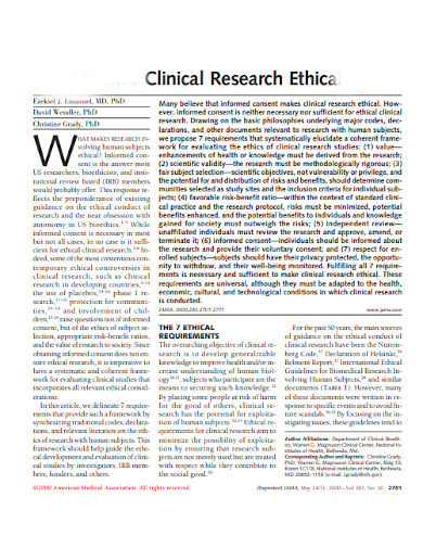 clinical-research-requirements-ethics