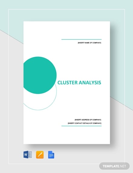 cluster analysis example