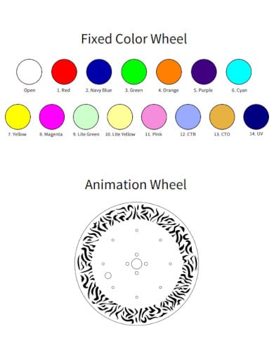 Free Printable Color Wheel Chart, Templates at allbusinesstemplates.com