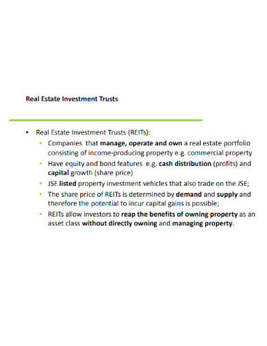 companies-real-estate-investment-trust-template