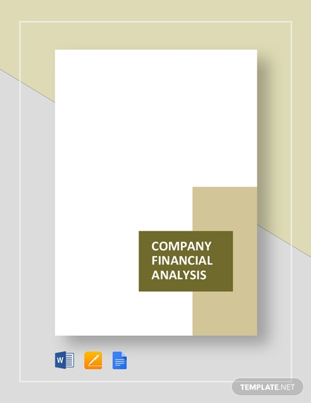 company financial analysis