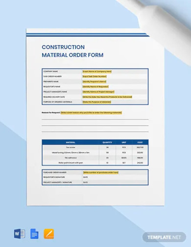 37+ Order Form Templates - PDF, DOC, Excel