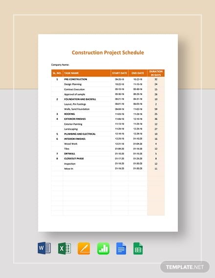 construction-project-schedule