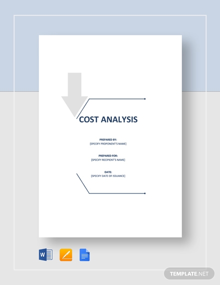 cost analysis 440